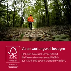 HP ColorChoice-Papier – hervorragende Qualität, hoher Weißgrad und zusätzliche Dicke für Farbdruck, A3, 200 g/m2