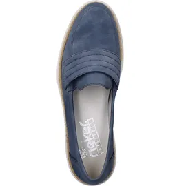 Rieker Sportliche Slipper Damen Blau 39