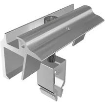 sl rack Endklemme Vario mit Erdung Aluminium (91114-00)