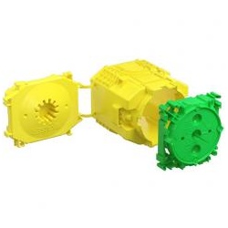 Kaiser B1 Großrohr-Geräte-Verbindungsdose, Beton-Installation, Ø 60mm, 106mm tief (VPE 20 STK)