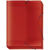 Veloflex Heftbox A4 transparent Rot