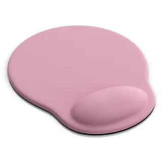 CSL Mauspad Office Gel Mousepad mit ergonomischer Handgelenkauflage, (1-St), Office Gel Mousepad mit ergonomischer Handgelenkauflage,rosa rosa