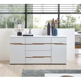 Innostyle Sitzbank Memphis Weiß 130 x 49 x 40 cm