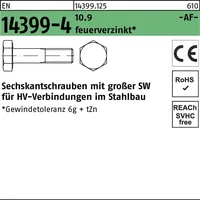 Peiner EN 14399-4 Sechskantschraube 10.9 M 30 x 175