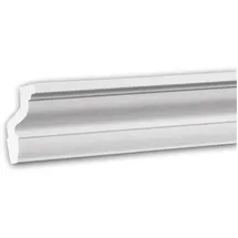 PROFHOME DECOR Eckleiste Profhome 650171 Weiß 2 St. 200 x 4,5 cm