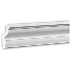 PROFHOME DECOR Eckleiste Profhome 650171 Weiß 2 St. 200 x 4,5 cm
