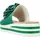 Rieker Damen Pantoletten V0252-52 grün 42 - 42 EU