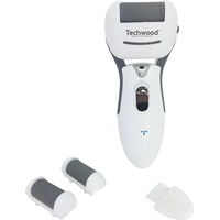 Techwood, Fusspflegegerät, electric foot file (white and gray)