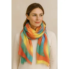 COLLEZIONE ALESSANDRO Bunter Schal Enjoy in kräftigen Farben, bunt | Gr.: onesize