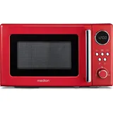 Medion MD15000 Retro Mikrowelle Solo rot 800W 20L
