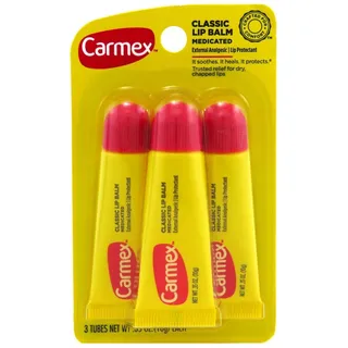 Carmex - 3x Lip Moisturizing Tube, Original Balm aus den USA!!