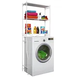 VCM Waschmaschinenschrank TUBAS Weiß