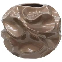 Europalms Designübertopf Bubble Ø 42 x 32 cm braun