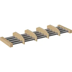 Schuhrost mit Aluminiumrohren und Unterteilungen