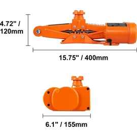 Vevor Scherenwagenheber Auto Wagenheber 3t Scherenwagenheber Handkurbel, 420mm