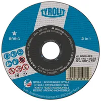 TYROLIT Trennscheibe BASIC D125x1mm ger.2in1 Bohr.22,23mm