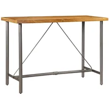 vidaXL Bartisch Recyceltes Massivholz Teak 150 x 70 x 106 cm