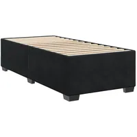 VidaXL Bettgestell Schwarz 90x200 cm Samt