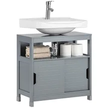 SoBuy Waschbeckenunterschrank 60 x 60 cm Grau