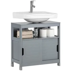 SoBuy Waschbeckenunterschrank 60 x 60 cm Grau