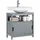SoBuy Waschbeckenunterschrank 60 x 60 cm Grau