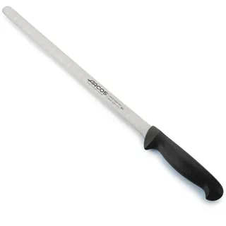 Arcos Lachs- und Fischmesser aus Edelstahl mit 300 mm Klinge - Ergonomischer Griff aus Polypropylen, Serie 2900 - Farbe Schwarz