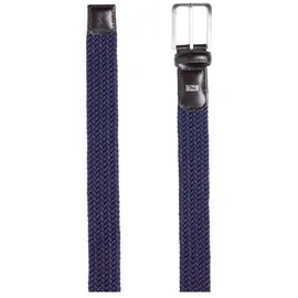 Brax Flechtgürtel Leder/Polyester/Elasthan Blau 110