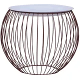 vidaXL Couchtisch Golden Ø 51 cm