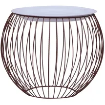 vidaXL Couchtisch Golden Ø 51 cm