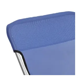 vidaXL Strandstühle 83 x 57,5 x 81 cm blau 2er Set