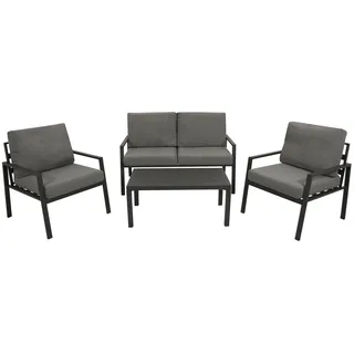 DEGAMO Vancouver Loungeset Aluminium anthrazit/grau