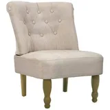 vidaXL Sessel Polyester 54 x 66,5 x 70 cm 2 St. creme
