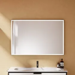 burgbad Vry Spiegel mit LED-Beleuchtung 120 cm, Spiegel,