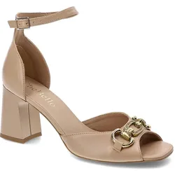 Beige Sandalen Chebello Elegante Lederschuhe, 36