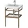 Duravit DuraStyle Handtuchhalter mit Ablage Weiß Matt/amerikanisch Nussbaum DS988101877