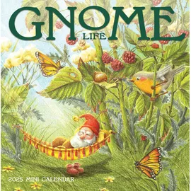 Workman Calendars Gnome Life Mini Wall Calendar 2025