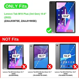Fintie Slim Case für Lenovo Tab M10 Plus (3. Generation) Schwarz