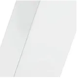 Feldmann-Wohnen Esstisch Edder (mit 2 Erweiterungsstücken und Metallgestell, 1-St., moderne Optik, Tischplatte rund ausziehbar), 100 / 176cm ausziehbar Icy Weiß weiß