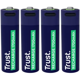 Trust 4 x AA USB-C Rechargeable