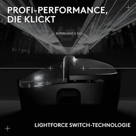 Logitech Pro X Superlight 2 DEX Schwarz