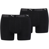 Puma Herren Boxer Unterwäsche, Schwarz, L