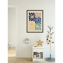 Komar Wandbild »Disney The Lion King Between Flowers«, Disney, (Set, 1 St.), 50 x 70 cm (Breite x Höhe) - Kinderzimmer, Dekoration Komar Farbe Bild(er): Bunt