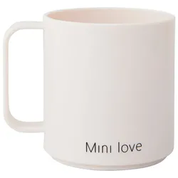 Design Letters - Mini Love Becher mit Henkel, 175 ml, pastell beige