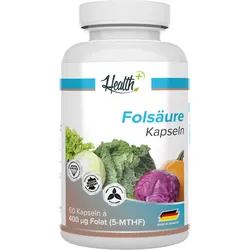 HEALTH+ Folsäure, 60 Kapseln 24g