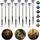 Relaxdays Solarleuchte 10er Set,