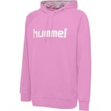 hummel GO Kids Cotton Logo Hoodie Kinder orchid