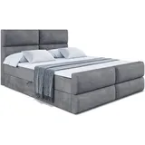 altdecor Boxbett, BOXI3-Z - 160x200 cm - H3 - Dunkelgrau