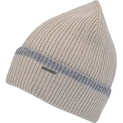 Strickmütze CHILLOUTS "Lizzy Hat", Damen, beige, Materialmix, unifarben, casual,modisch, Mützen