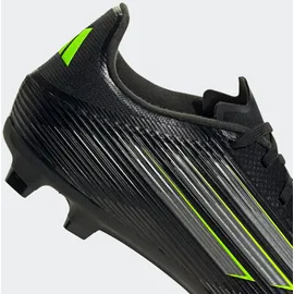 adidas F50 League MG/FG Herren Core Black/Iron Metallic/Lucid Lemon 48