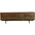 miliboo Manny TV-Lowboard 0 cm Nussbaum Schwarz/Holz, Metall